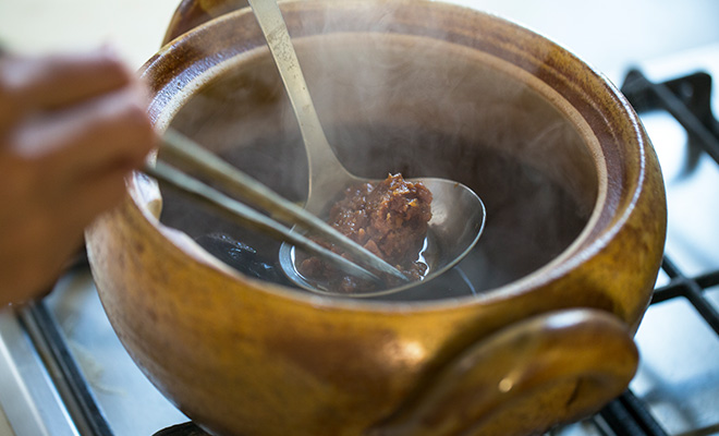 みそ汁の鍋