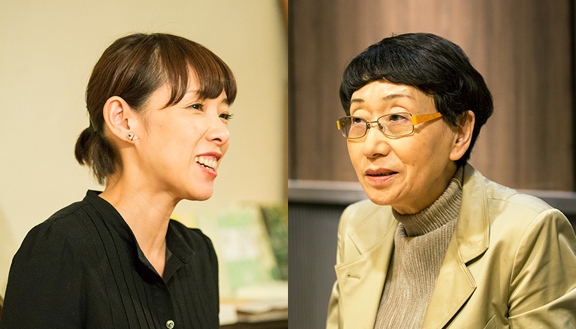 高橋亜美さんと宮本みち子さん