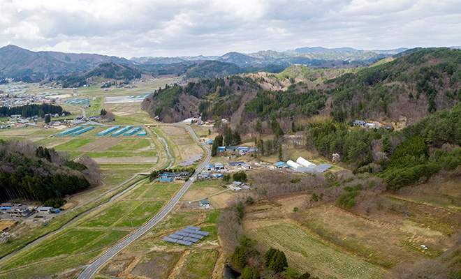 飯舘村の太陽光発電所