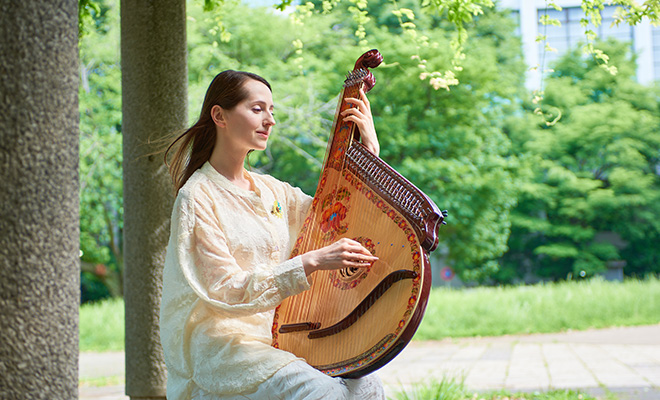 ウクライナの民族楽器バンドゥーラ
