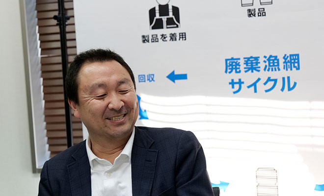 北海道ぎょれん購買部の長谷川さん