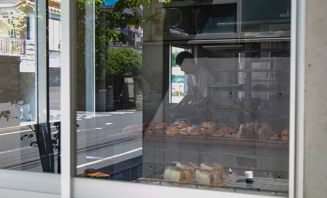 パン屋さんのようす