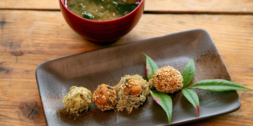 みそ汁とみそ玉