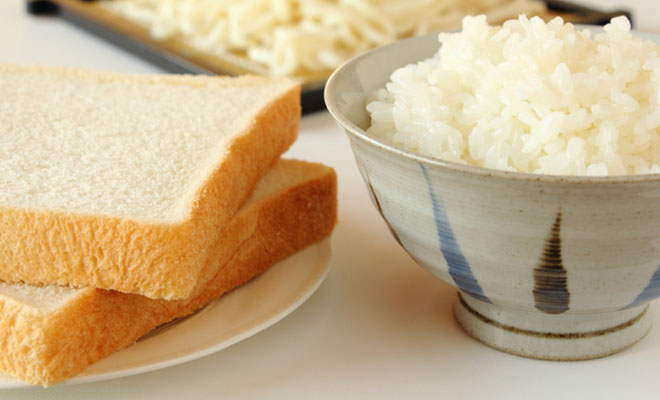 お米とパンと麺