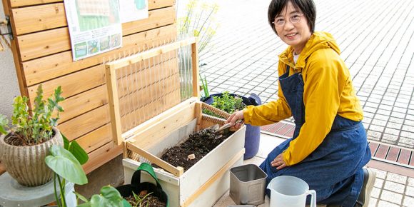 コンポストフレンズの店主・西川美和子さん